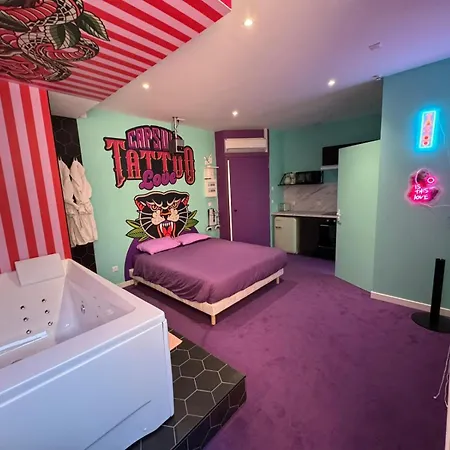 Apartamento Capsule Tattoo - Balnéo - Playstation 5 - écran Géant *