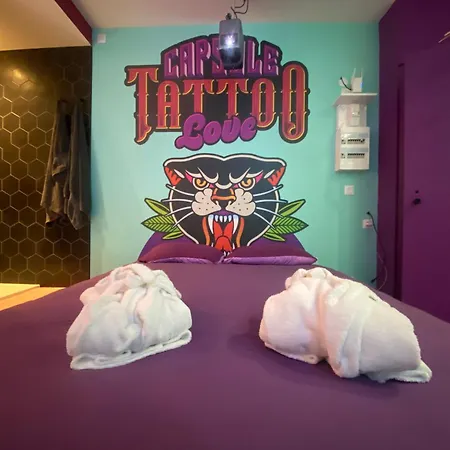 Apartamento Capsule Tattoo - Balnéo - Playstation 5 - écran Géant Douai